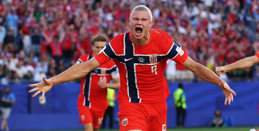 COACH DE NORUEGA SE MUESTRA AGRADECIDO POR ERLING HAALAND