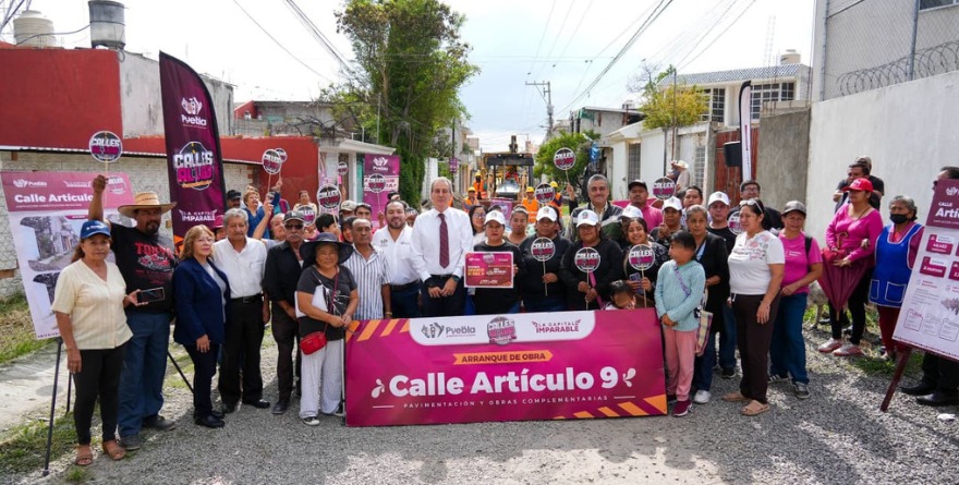 COMIENZAN OBRAS DE PAVIMENTACIÓN EN AMPLIACIÓN CONSTITUCIÓN MEXICANA POR CHEDRAUI