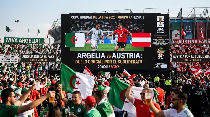 DUELO POR SUBLIDERATO: ARGELIA ENFRENTA AUSTRIA