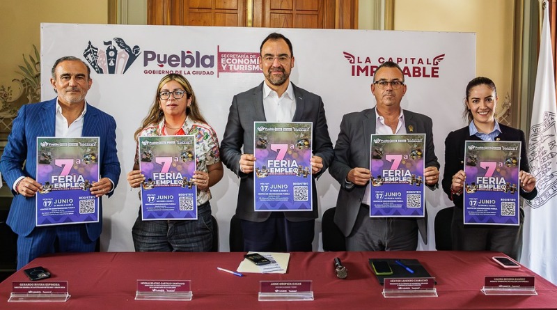 INVITA GOBIERNO DE PUEBLA A LA 7ª. FERIA DE EMPLEO