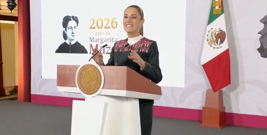 OFRECE SHEINBAUM REVISAR LEY PARA REGULAR IA EN SLP