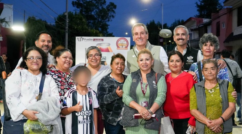 ¡PUEBLA BRILLA! ALUMBRADO LED EN LA COLONIA 10 DE MAYO