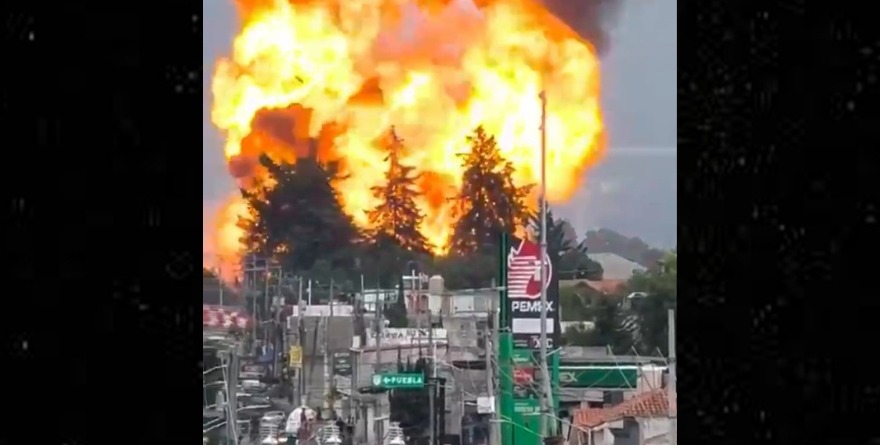 PUEBLA EN ALERTA POR EXPLOSIÓN DE CUATRO PIPAS DE GAS; 2 MIL EVACUADOS