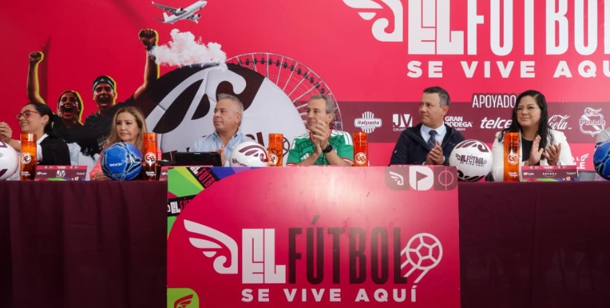 PUEBLA ES ESCENARIO DE LA PRESENTACIÓN DE ‘EL FÚTBOL SE VIVE AQUÍ’