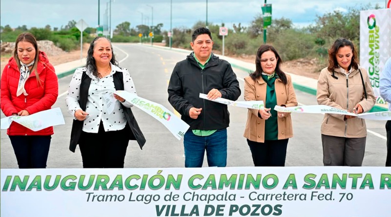 GALLARDO ENTREGA VÍA ALTERNA EN VILLA DE POZOS