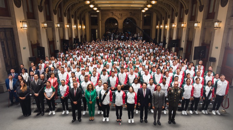 ABANDERADA POR CSP, LA DELEGACIÓN MEXICANA MARCHA A LOS JCC