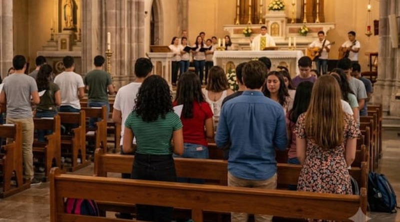 AUMENTA EL NÚMERO DE JÓVENES ATRAÍDOS POR LA IGLESIA