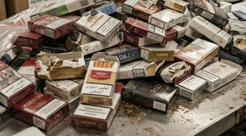 AUTORIDADES ESTATALES INCAUTAN 232 MIL CIGARROS ILEGALES EN OPERATIVO