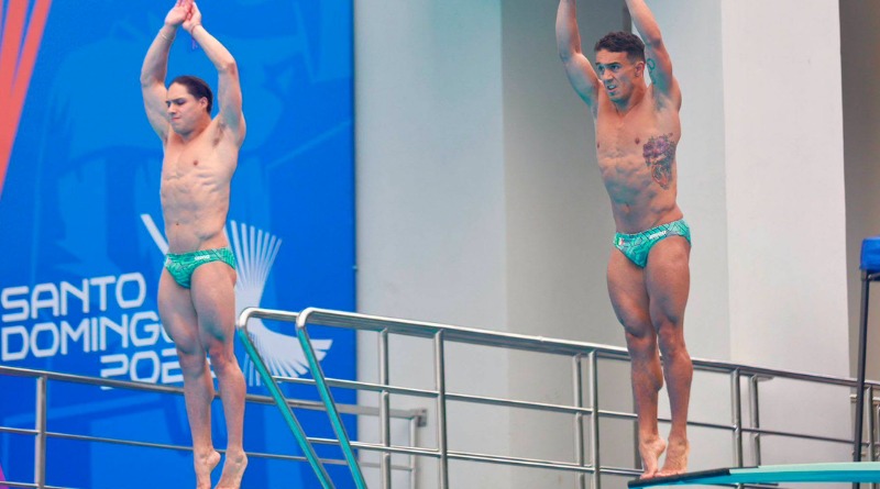 CELAYA Y OLVERA CONQUISTARON EL TRONO DEL TRAMPOLÍN EN SANTO DOMINGO