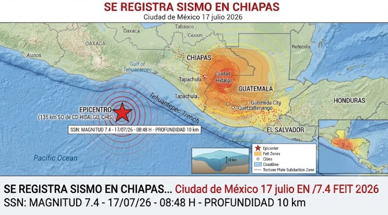 CHIAPAS AFECTADA POR SISMO