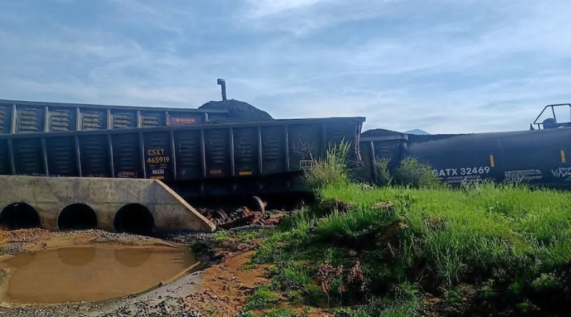 DERRAMA QUÍMICO EN SONORA POR VOLCADURA DE TREN