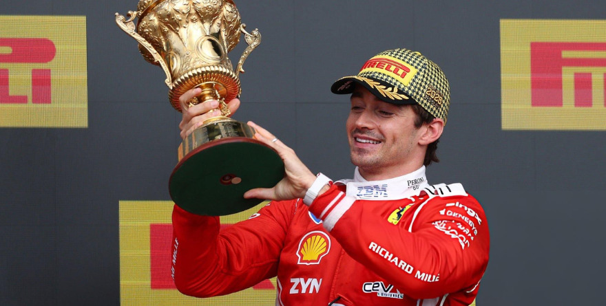 EL BRILLO DE CHARLES LECLERC EN GP DE GRAN BRETAÑA