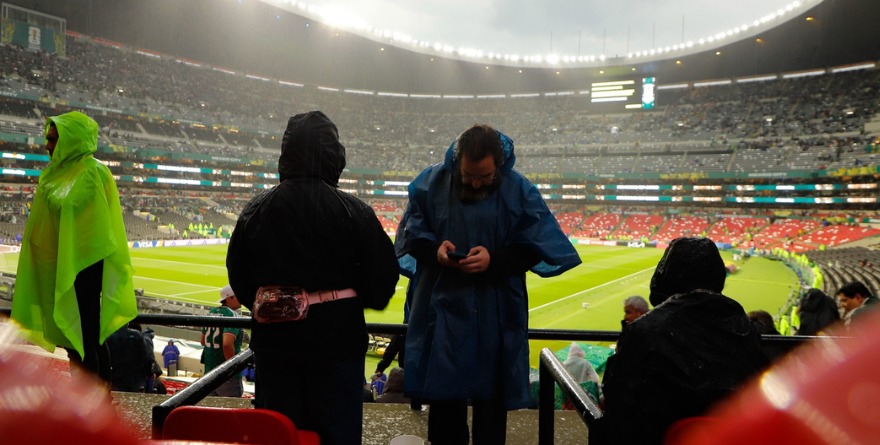 EL PARTIDO MÉXICO VS. INGLATERRA SERÍA BAJO LLUVIA FUERTE