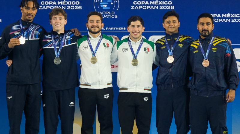 FINALES DE CLAVADOS JCC: MÉXICO CON PLANTEL COMPLETO