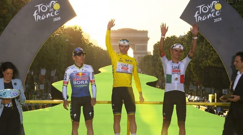 ISAAC DEL TORO SE LLEVA EL TERCER PUESTO DEL TOUR DE FRANCIA