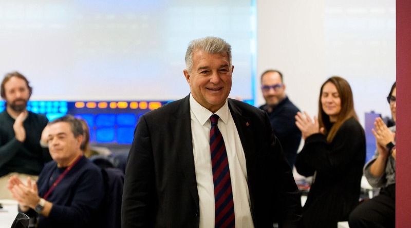 LAPORTA SIENTE ORGULLO POR LOS CULÉS CAMPEONES MUNDIALES