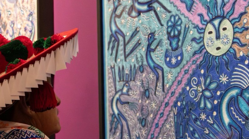 MURALES CON COSMOVISIÓN WIXÁRIKA DEL ORIGEN DEL MUNDO PRESENTA MUSA