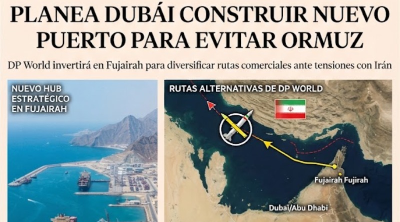 NUEVO PUERTO PORTUARIO EN DUBÁI PARA ELUDIR ORMUZ