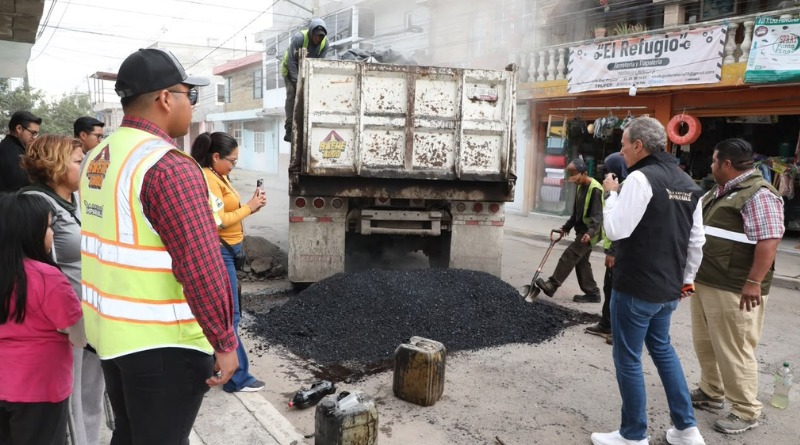 POPULAR CASTILLOTLA OBJETO DE BACHEO INTENSIVO