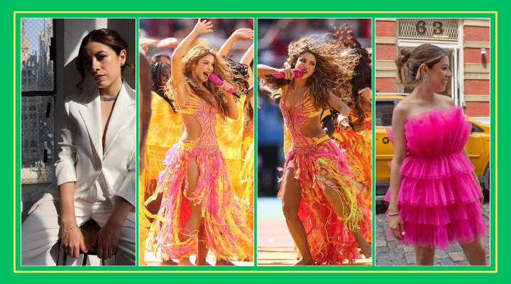 POTOSINA BRILLANTE CREA VESTUARIO PARA SHAKIRA EN LA FINAL MUNDIAL