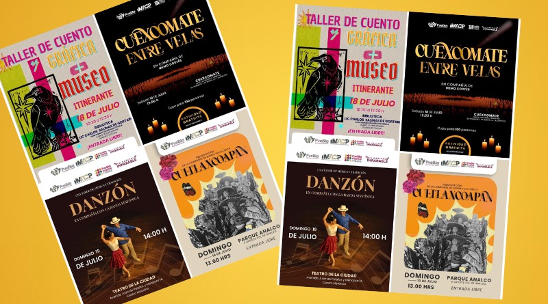 PUEBLA PRESENTA AGENDA CULTURAL IMPERDIBLE PARA QUIENES SALGAN DE CASA