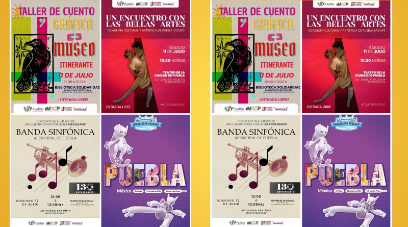 PUEBLA SE LLENA DE CULTURA: AGENDA DE ACTIVIDADES PARA ESTE FIN DE SEMANA