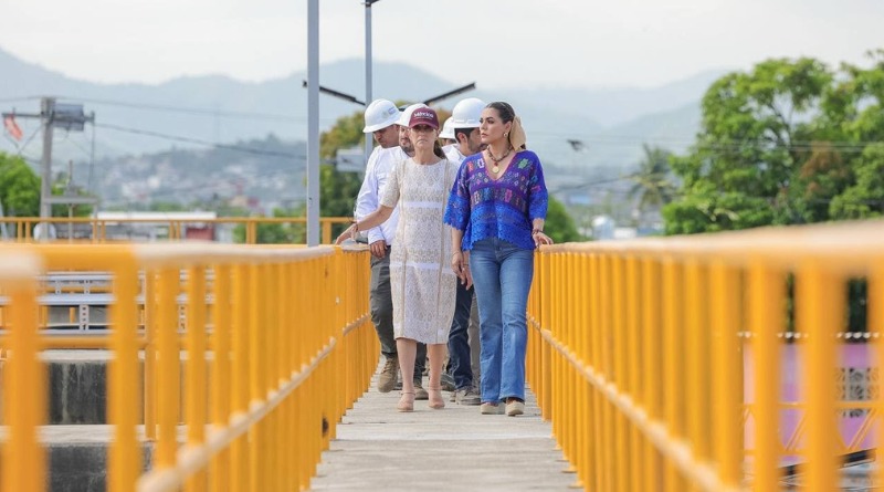 SHEINBAUM E EVELYN SALGADO INSPECCIONAN INFRAESTRUCTURA HIDRÁULICA DE ACAPULCO