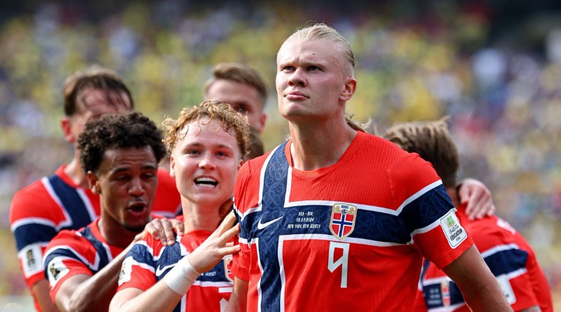 SOLO COMPETIR Y DISFRUTAR ES LO QUE QUIEREN NORUEGA Y HAALAND