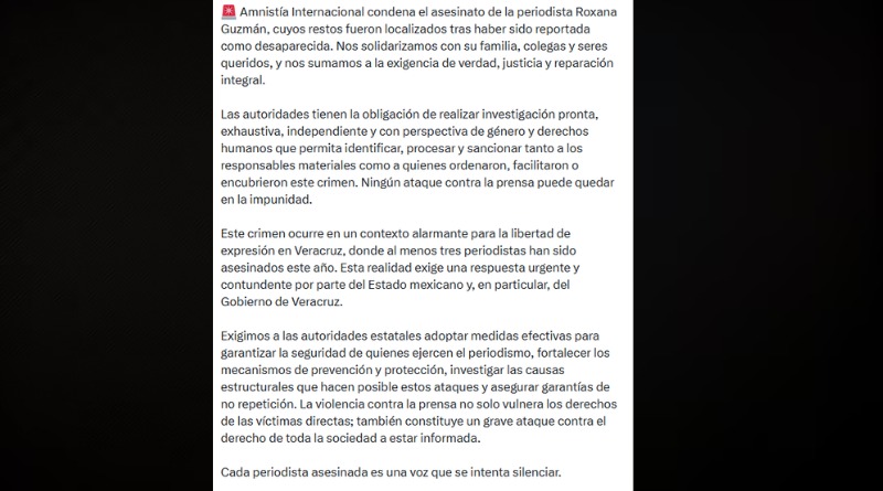 VERACRUZ: CONDENAN HOMICIDIO DE PERIODISTA