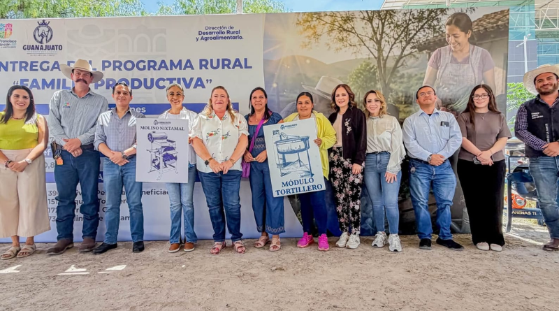 DOTAN DE EQUIPO PRODUCTIVO A 396 FAMILIAS
