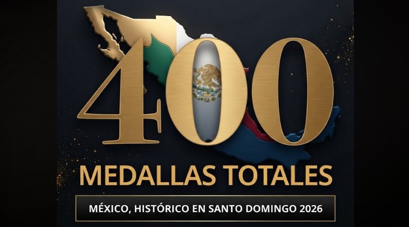 400 MEDALLAS ALCANZAN LOS ATLETAS DE MÉXICO EN CENTROAMERICANOS