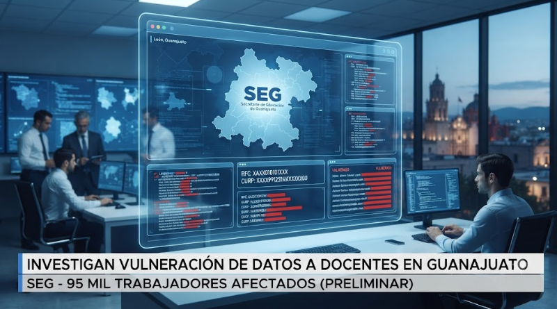 INVESTIGAN VULNERACIÓN DE DATOS A DOCENTES EN GUANAJUATO