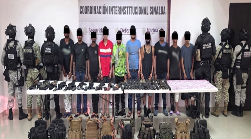 ASEGURAN DETENCIÓN DE 7 EXTRANJEROS CONECTADOS CON CÁRTEL DE SINALOA