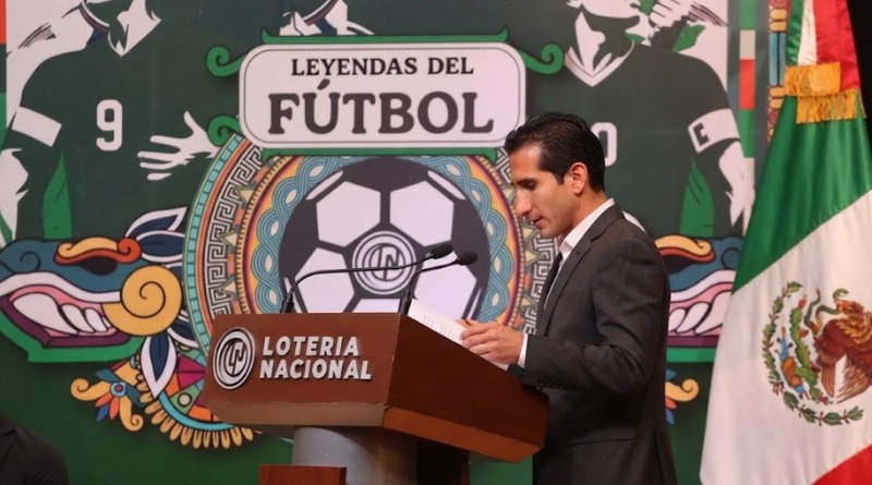 BILLETE CONMEMORATIVO DE LOTERÍA DE LAS ‘LEYENDAS DEL FUTBOL’ MOSTRADO