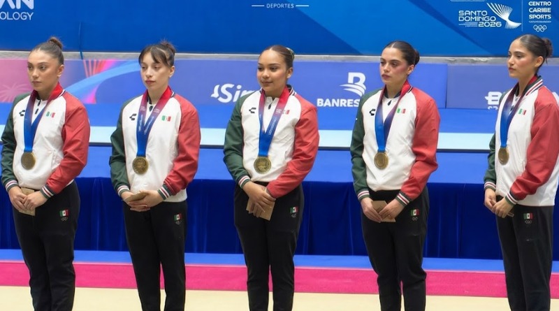 DESLUMBRANTE ACTUACIÓN DE MÉXICO EN GIMNASIA ARTÍSTICA CON ORO EN JCC