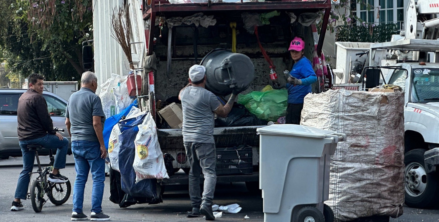 ENCABEZAMIENTO DE ACOPIO DE BASURA POR 3 ALCALDÍAS