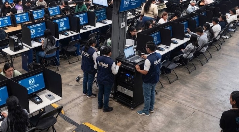 EXAMEN DE LA UNAM: VIVEN TENSIÓN EN SU SEGUNDO DÍA