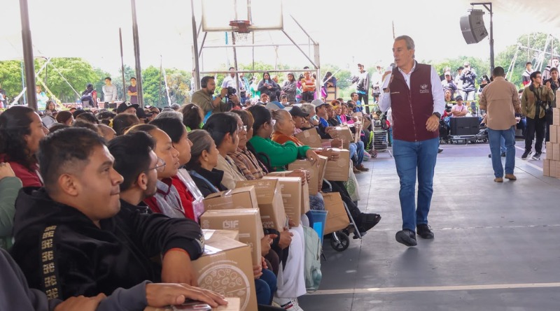 IMPARABLE REPARTO DE 10 MIL DESPENSAS EN SUR DE PUEBLA