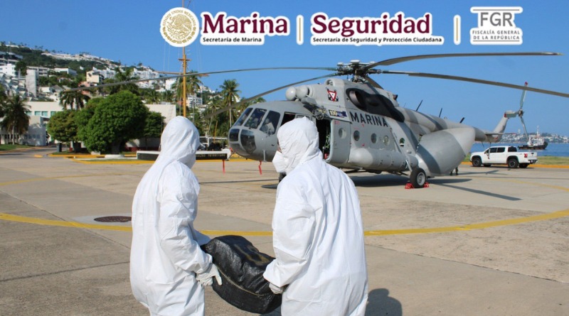 IMPORTANTE DECOMISO: MARINA ASEGURA 1.9 TONELADAS DE COCAÍNA FRENTE A GUERRERO