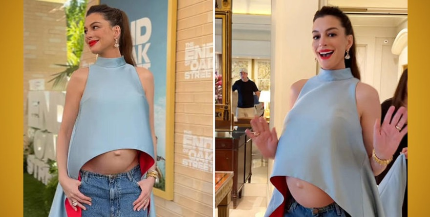 LA ACTRIZ ANNE HATHAWAY DEFIENDE SU EMBARAZO