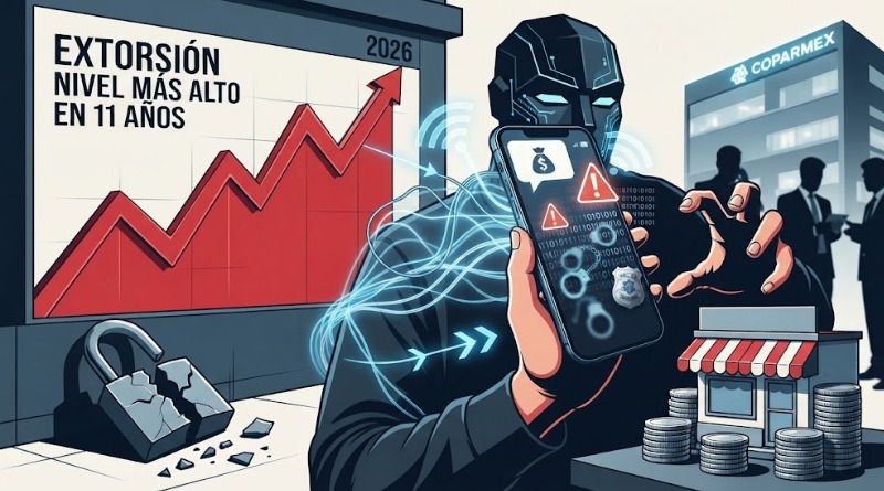 LA EXTORSIÓN MARCA UN RÉCORD EN 11 AÑOS