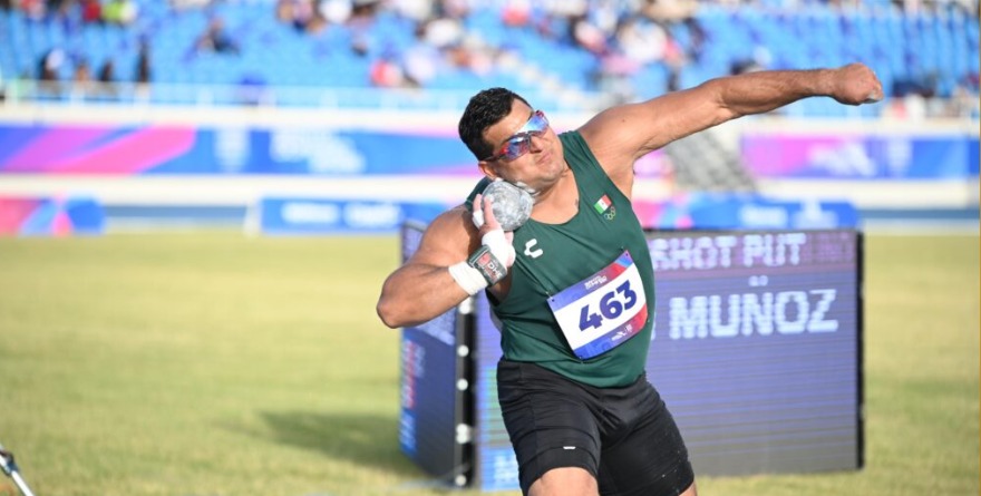 MEDALLA DE ORO PARA UZIEL MUÑOZ EN IMPULSO DE BALA