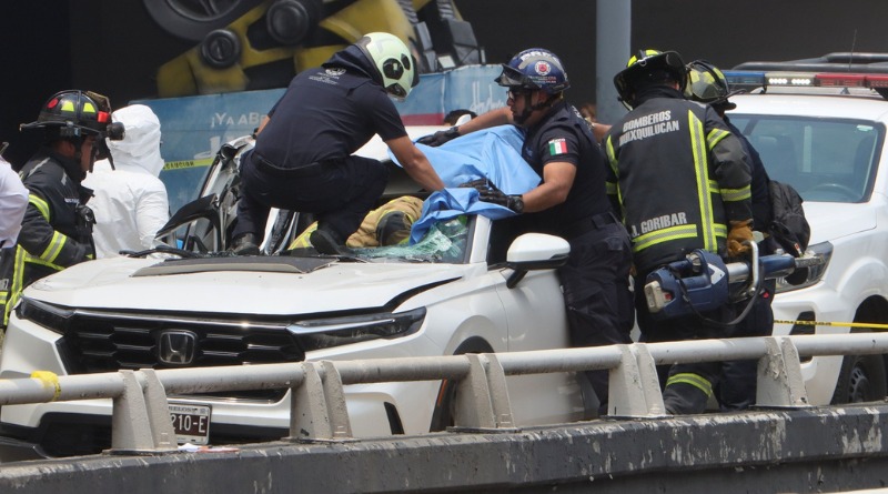 MUERTE DE CONDUCTORA POR DERRIBO DE ESTRUCTURA