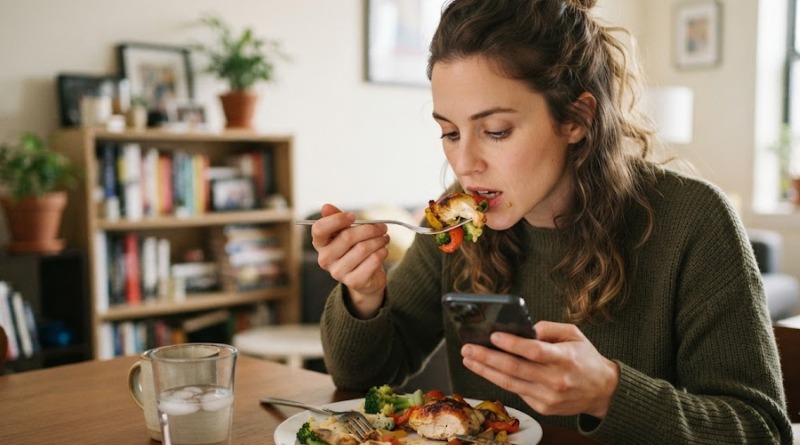 OBSERVA TU COMIDA, IGNORA EL CELULAR