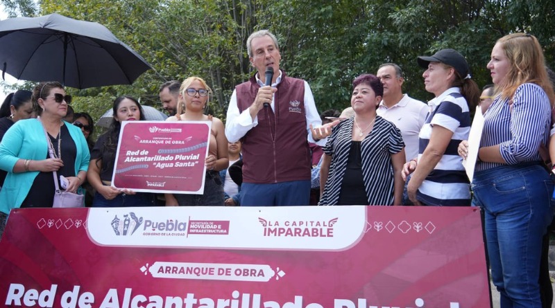 PEPE CHEDRAUI PONE EN FUNCIONAMIENTO RED PLUVIAL EN AGUA SANTA