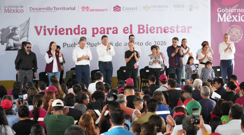 PUEBLA BUSCA VIVIENDA DIGNA CON APOYO DE SHEINBAUM Y ARMENTA