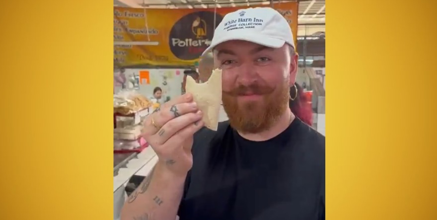 ¡SAM SMITH YA SABOREO LOS TACOS JALISCIENSES!