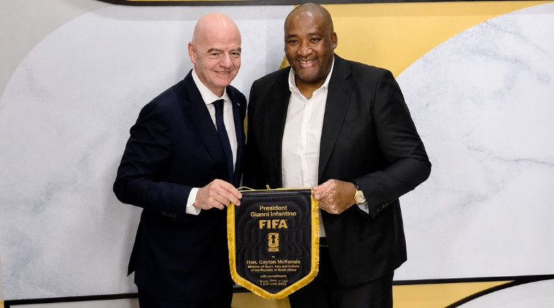 SUDÁFRICA RECIBE CALIFICATIVO DE AMIGO DE ÁFRICA DE INFANTINO