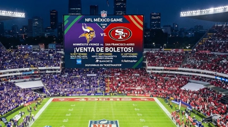 VENTA DE BOLETOS VIKINGS-49ERS EN MÉXICO: ANUNCIO DE LA NFL