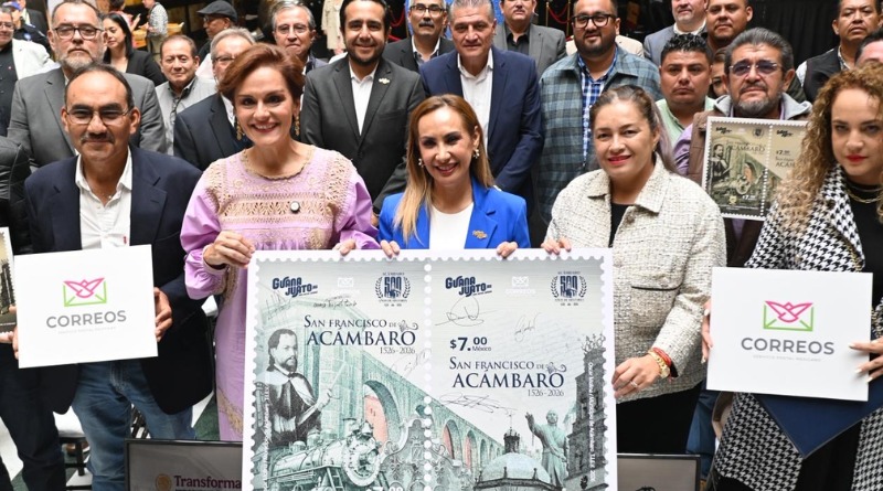 ACÁMBARO CELEBRA 500 AÑOS CON TIMBRE POSTAL